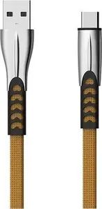 Кабель SOMOSTEL BW02 Gold USB-A - USB-C 1 м