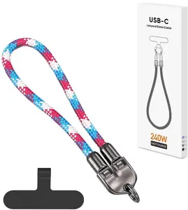 Vega USB-C to USB-C Data Cable 240W with Wrist Strap