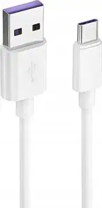 Кабель USB-C - USB-C, 0.3 м, белый