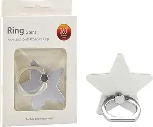 Vega Star Universal Phone Ring Holder and Stand Silver
