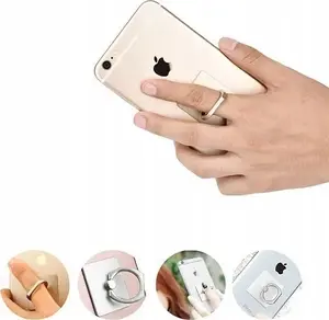Vega Universal Phone Ring Holder and Stand, Lip Design, Gold