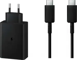 Сетевое зарядное устройство Vega EP-T6530 65 Вт с 2x USB-C и 1x USB-A портами и кабелем USB-C на USB-C 100 Вт