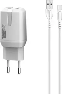 Somostel SMS-A139 Wall Charger with 2x USB-A Ports 2.4A