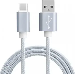 Кабель USB-C на USB-C Vega, серебристый