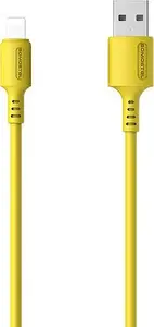 Кабель Somostel USB-A - Lightning 1.2 м желтый