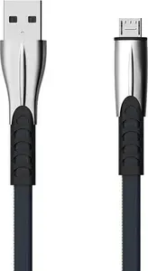 SOMOSTEL USB-A uz microUSB kabelis 1m zils