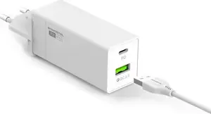 Somostel SMS-A80 Wall Charger with 1x USB-A and 1x USB-C Ports 3A