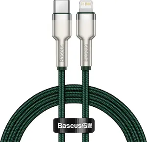 Kabel USB Baseus USB-C - Lightning 1 m Zielony (baseus_20210316152823)