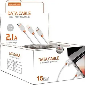 Somostel USB-A to Lightning Cable 1m Black