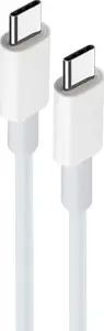 Кабель USB-C на USB-C Vega ECONOMY, 240 Вт Power Delivery, USB 3.0, белый