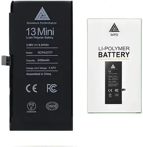 Аккумулятор BMS для iPhone 13 Mini, 2406 мАч