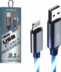Кабель USB-A — Lightning 1.2 м синий