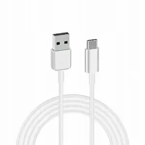 Кабель Vega USB-A - USB-C для передачи данных и зарядки, 1 метр, белый