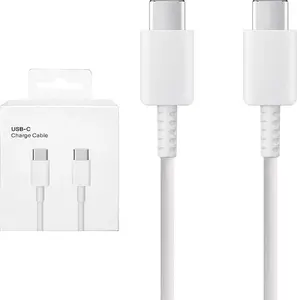 Кабель Vega USB-C на USB-C для передачи данных и зарядки, 2 метра, белый