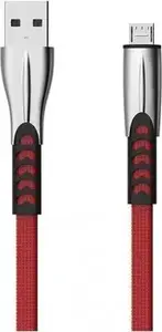 Кабель SOMOSTEL BW02 USB-A на microUSB 1 м красный