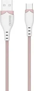 Кабель Somostel USB-A - USB-C для передачи данных и зарядки 1.2 м розовый