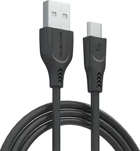 Кабель Somostel SMS-BT03 USB-A - microUSB черный