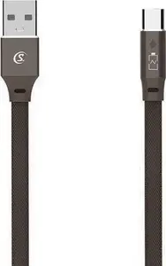 Кабель USB-A - USB-C 1 м черный