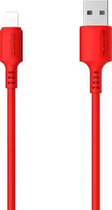 Somostel SMS-BP06 USB-A uz Lightning kabelis 1.2m sarkans
