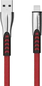 Кабель Somostel USB-A - Lightning для зарядки и передачи данных 1 м красный