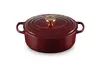 Le Creuset Oval Saucepan 4.7 L Red Photo 2