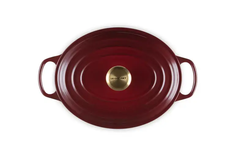 Le Creuset Oval Saucepan 4.7 L Red Photo 4