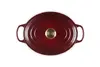 Le Creuset Oval Saucepan 4.7 L Red Photo 4