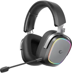 Słuchawki Rampage RETSU Słuchawki bezprzewodowe nauszne BT 2.4G RGB czarne