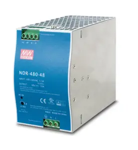 PLANET PWR-480-48 barošanas avotu vienība 480 W Zils, Pelēks
