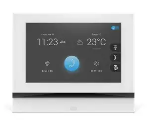 2N 91378601WH Video Intercom System with 7-inch LED Display, White
