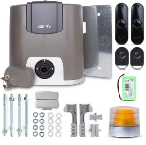 Somfy Elixo 3S+ M IO Comfort Pack Sliding Gate Motor for Gates up to 600kg