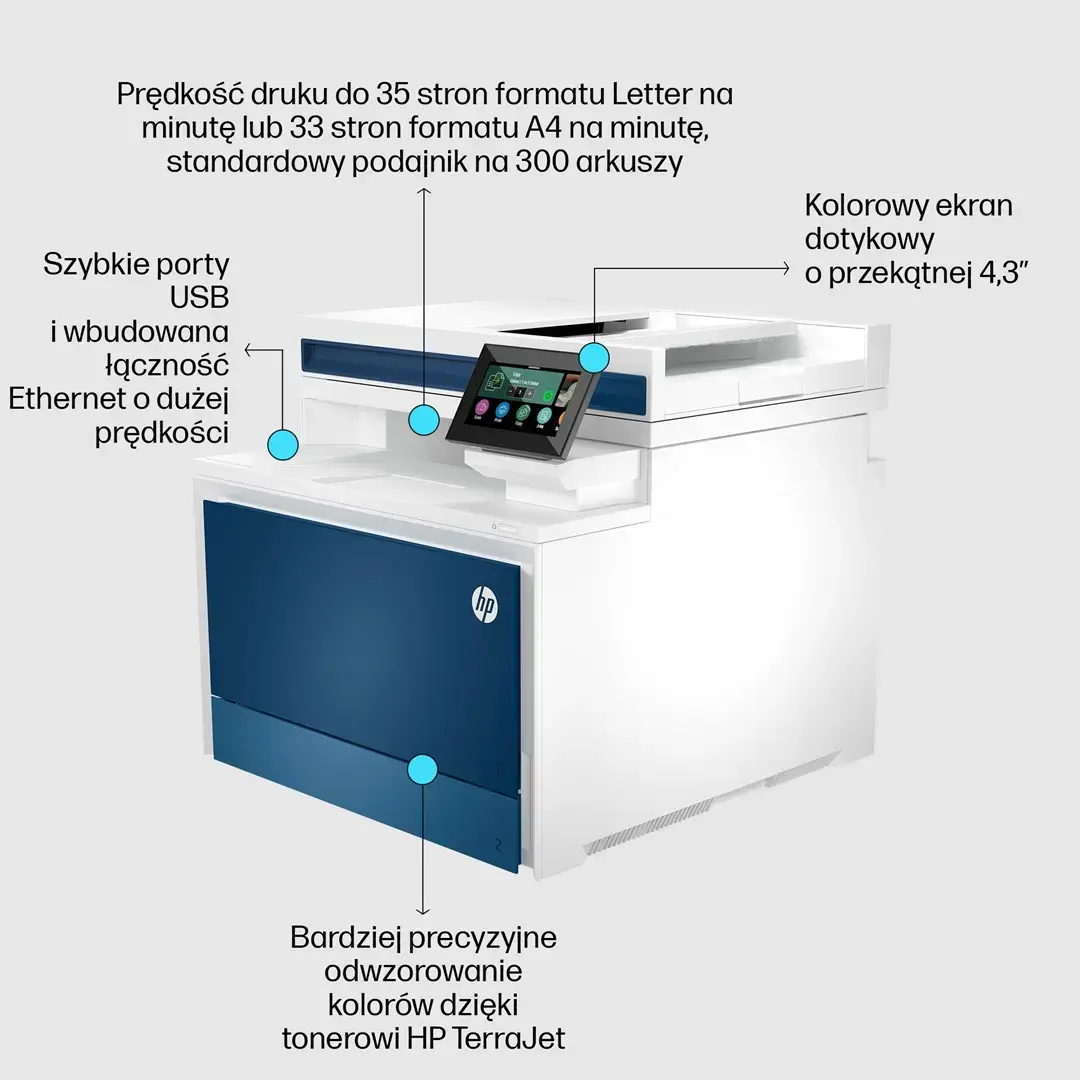 Daudzfunkcionāls krāsu lāzerprinteris HP Color LaserJet Pro 4302fdn Photo 4