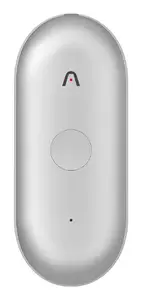PLAUD NotePin S Silver AI Voice Recorder, 64 GB, Wireless