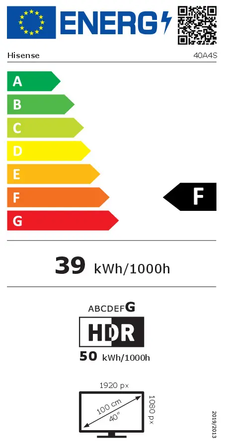 Hisense 40A4S 40" Full HD Smart TV Photo 3