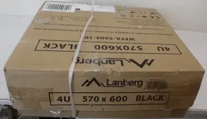 Настенный телекоммуникационный шкаф Lanberg WFFA-5604-10B 19 дюймов 4U глубиной 600 мм, черный