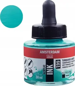 Artequipment Amsterdam Acrylic Ink, Turquoise Green 661, 30ml