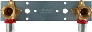 Conex 1680C1218 Press Fit Wall Plate Elbow 1/2 inch x 18 mm