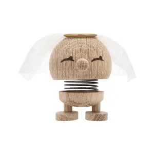 Hoptimist Bride Collectible Figure in Raw Oak