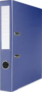 Dokumentu vāki ar mehānismu Basic BASIC-S, A4, 50mm, polipropilēns, tumši zili