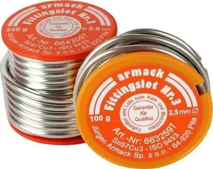 ARMAC Soft Solder No. 3, 2.0mm, 250g Spool