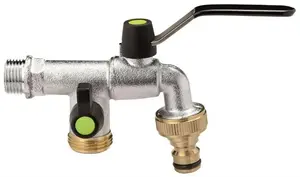 Gale Ecco Print Editions Garden Faucet with Two Branches 1/2 inch