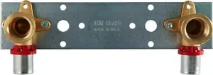 Conex 1680C1216 Press Fit Wall Bracket with 1/2 inch to 16 mm Fittings