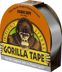 Gorilla Sports Utility Tape Silver 32m