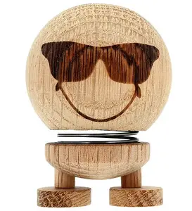 Hoptimist Smiley Cool Collectible Figure, Oak