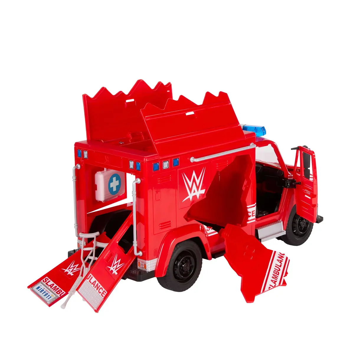 Mattel WWE Slambulance Vehicle Toy Photo 3