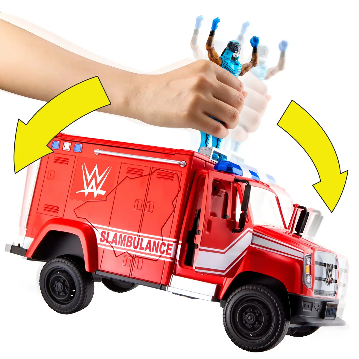 Mattel WWE Slambulance Vehicle Toy Photo 4