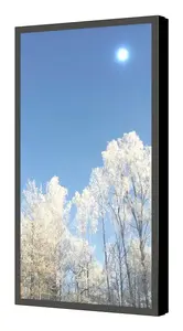 HI-ND Wall Mount Enclosure for 43-inch LG Displays, Black, Landscape Orientation