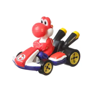 Hot Wheels Mario Kart 1:64 Scale Die-Cast Toy Vehicle Black, Blue, Red, White for Play or Display