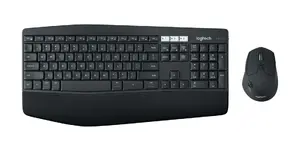 Logitech MK850 Performance Wireless Keyboard and Mouse Combo, Full-size, RF Wireless and Bluetooth, Hebrew Layout
