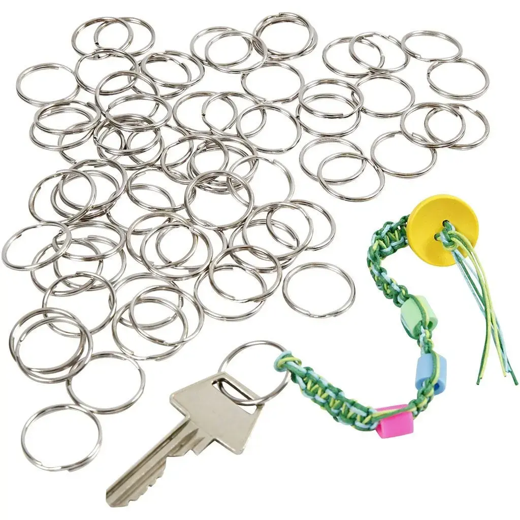 Creativ Company 51275 Metal Key Ring Set Photo 2